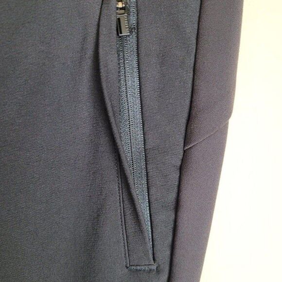 Athleta Size 10 Headlands Hybrid Pant Cropped Stretch Hiking Travel Black Brown - Picture 8 of 10